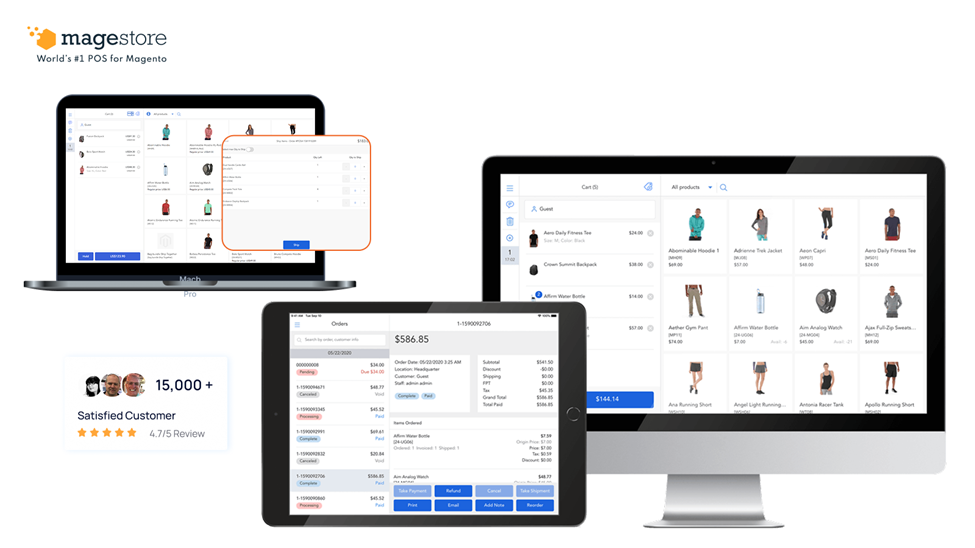 Magento POS system by Magestore