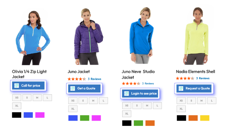 Exposed pricing and unsecured catalogs