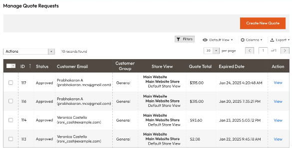 Two-way negotiation dashboard