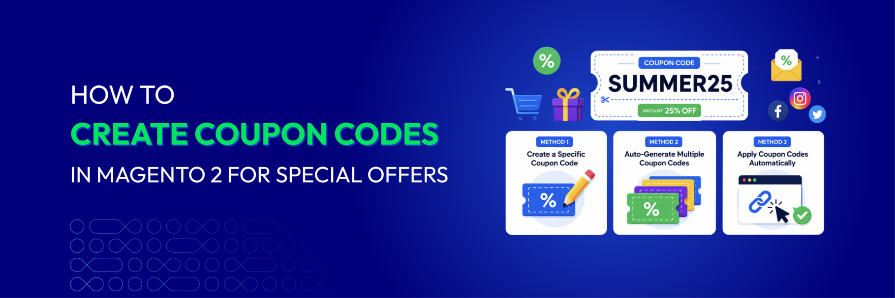 How to Create Coupon Codes in Magento 2 for Special Offers - Mageplaza