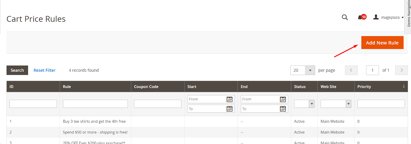 Create a Specific Coupon Code