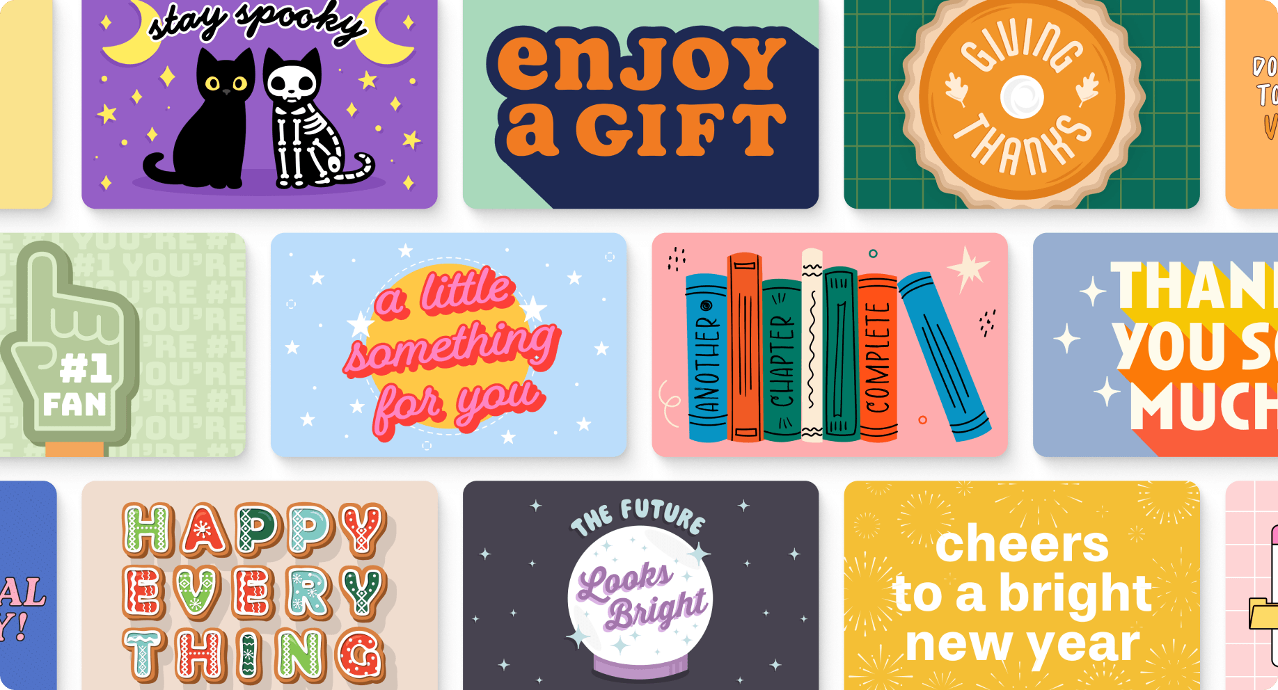 Customer appreciation gift card