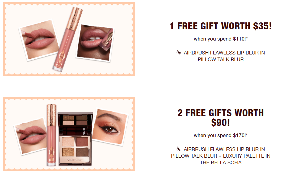 Let customers choose their gift