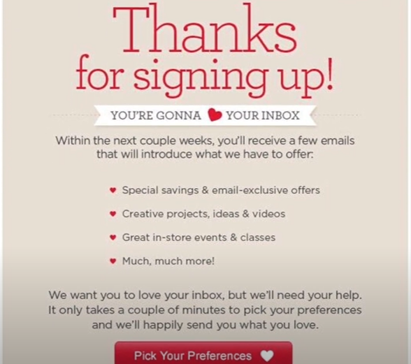 Welcome Email