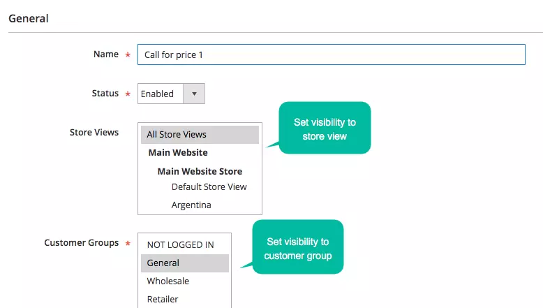 Easy to manage product price visibility magento 2 Call for Price