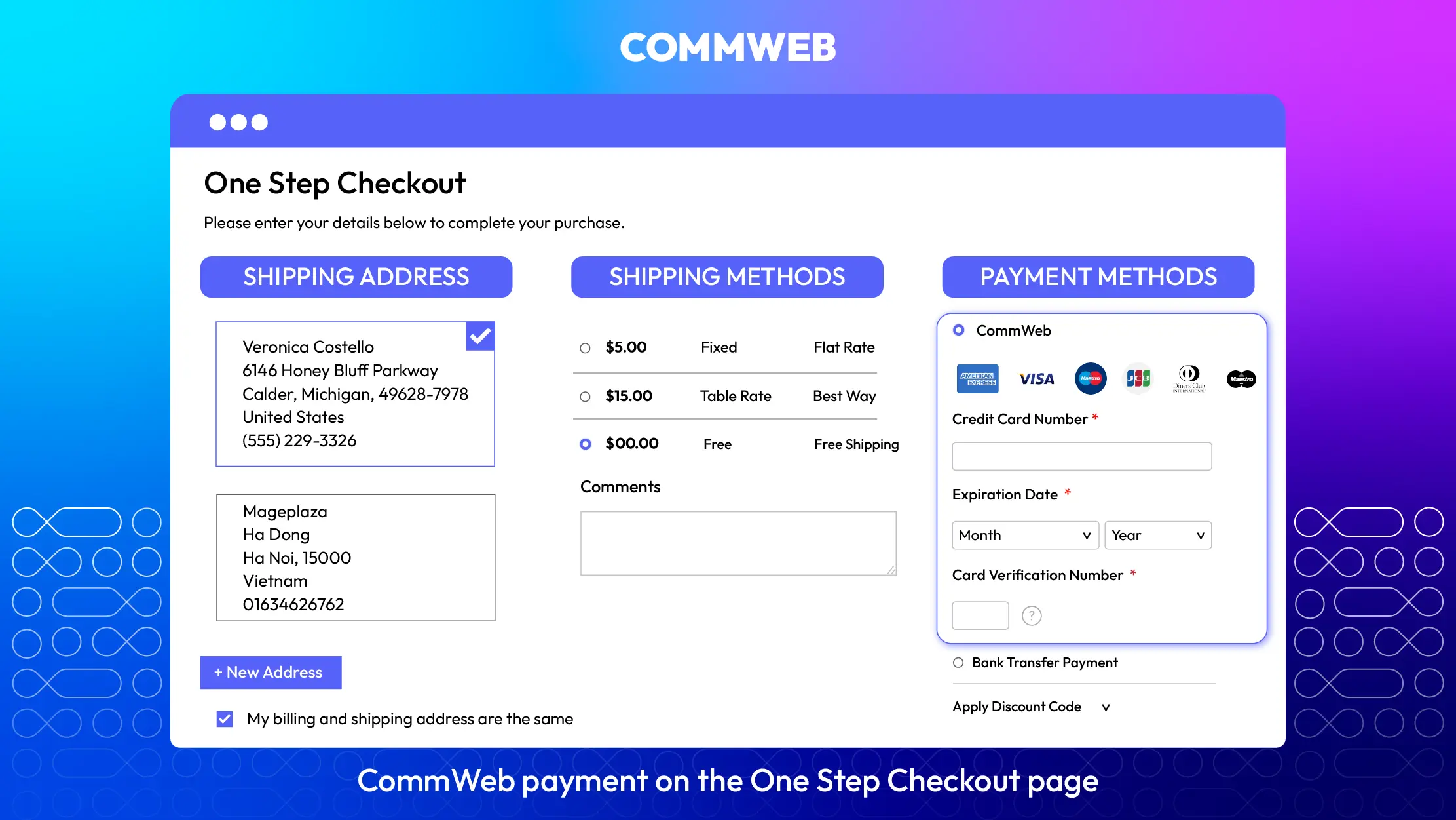 CommWeb Hosted 3DS2 & Direct Checkout (MPGS API) & WooCommerce - Sydney  Ecommerce