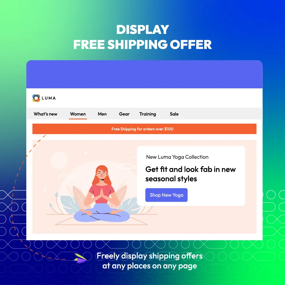 Magento 2 Free Shipping Bar Extension