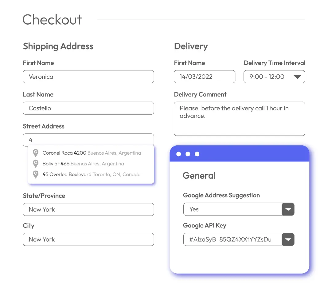 Add Delivery Time and Date to the checkout page