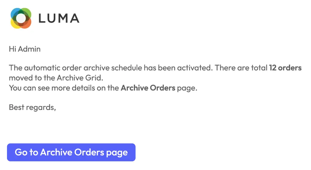 Order Archive