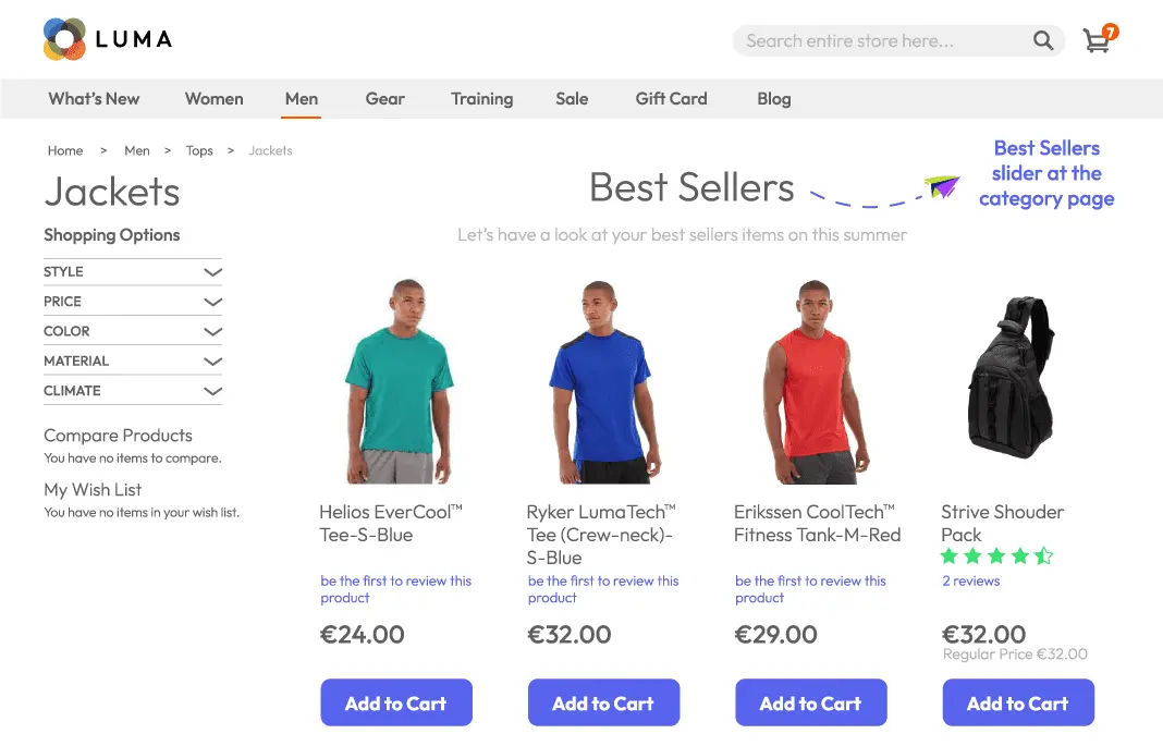 magento 2 banner slider boost sale with one step checkout