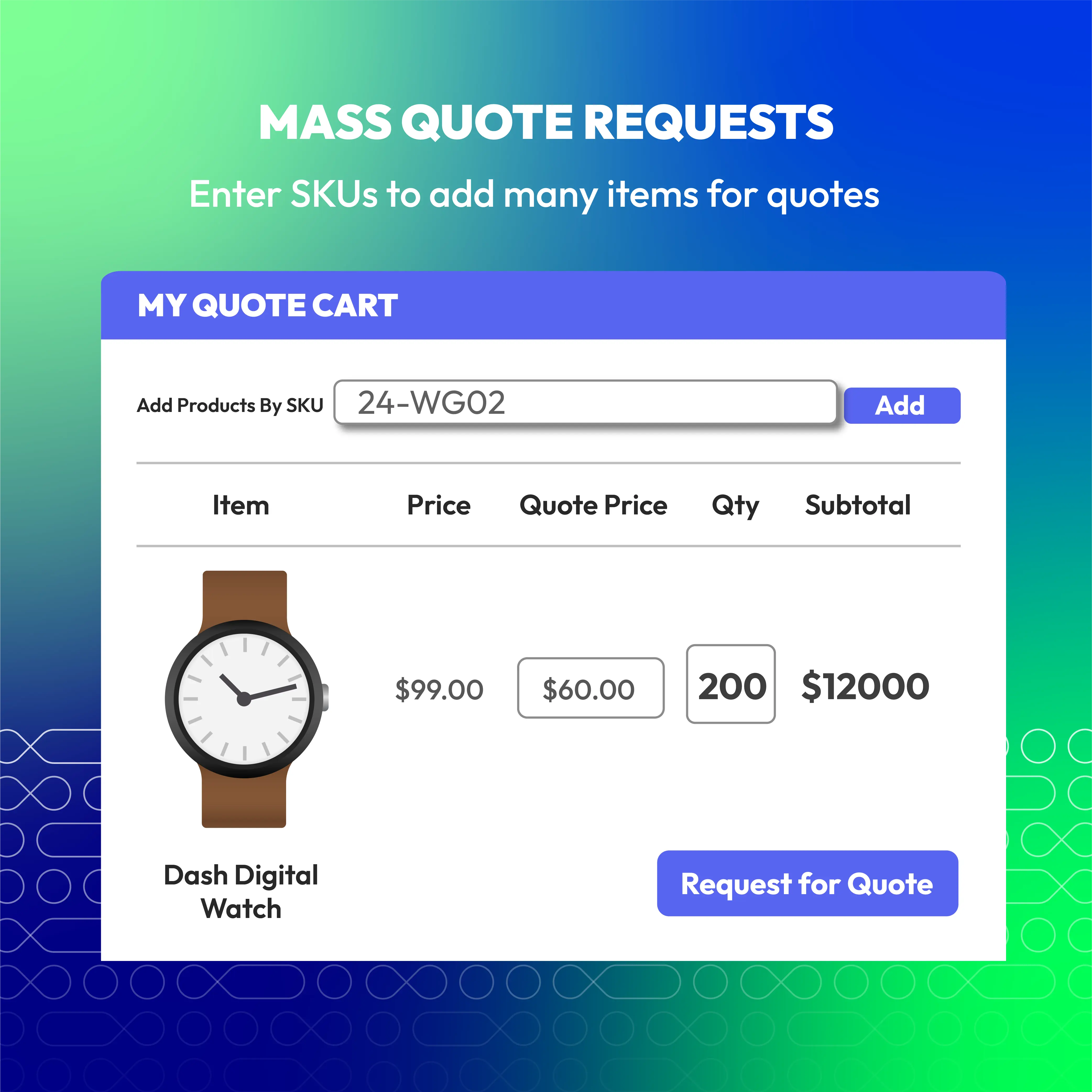 Request for Quote image