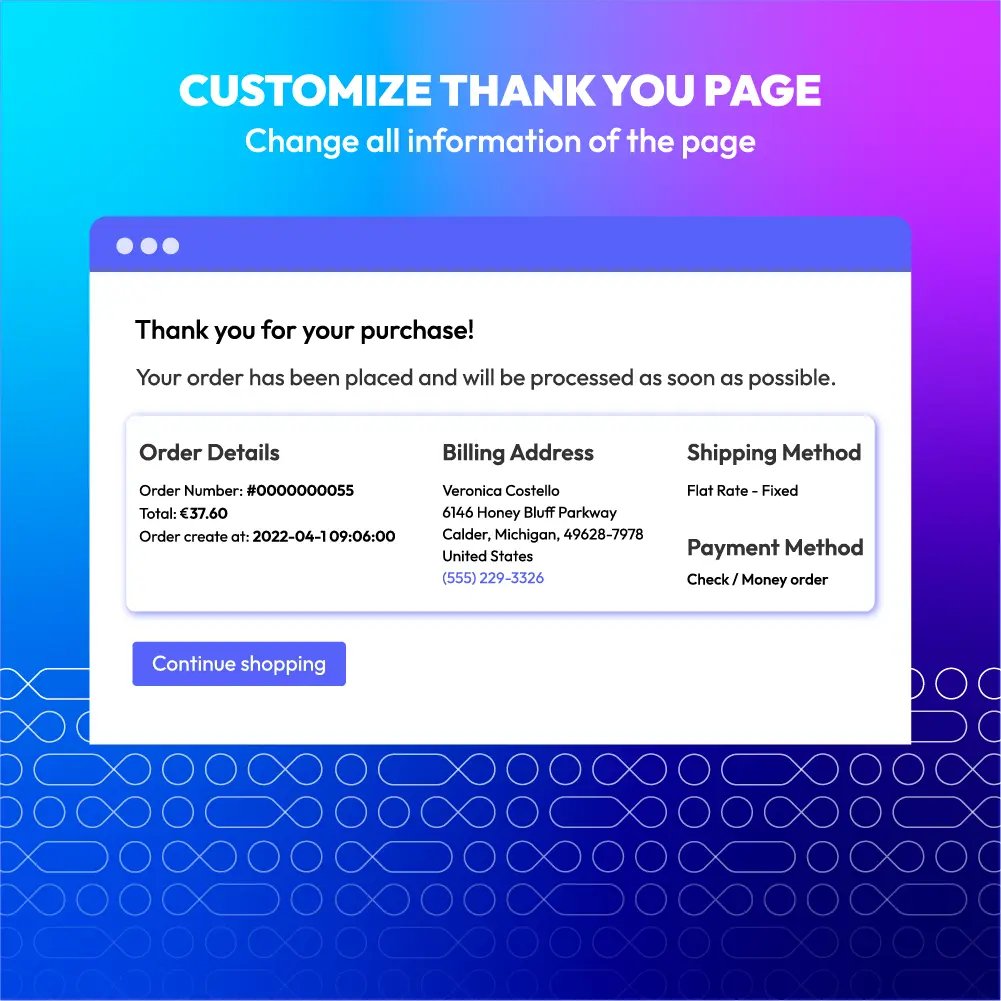 Thank You Page image