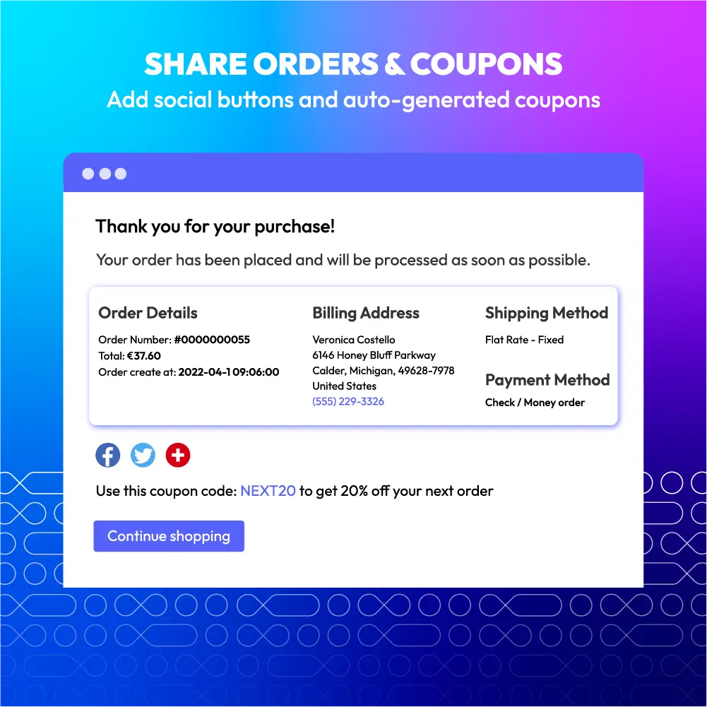 Thank You Page image