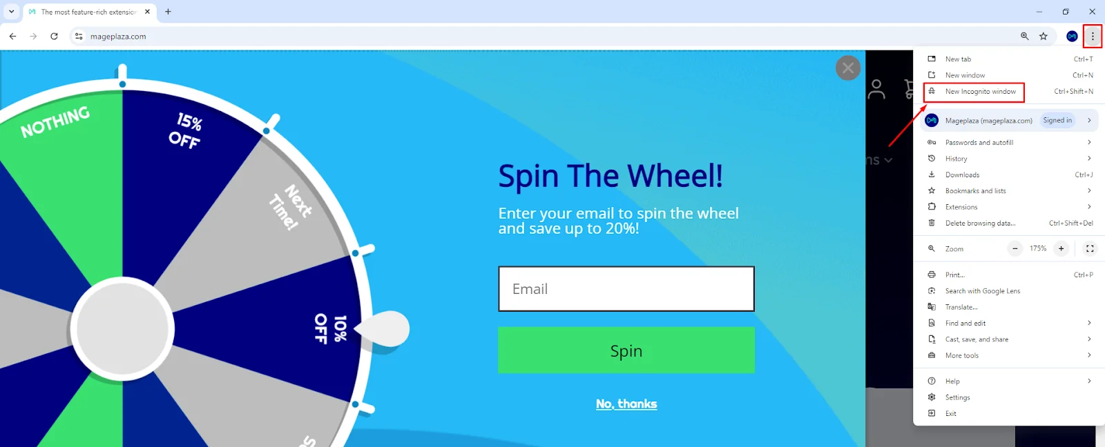 New Incognito Window