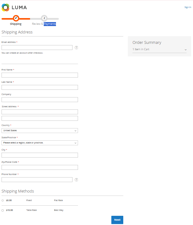  Complex Magento 2 Checkout Flow