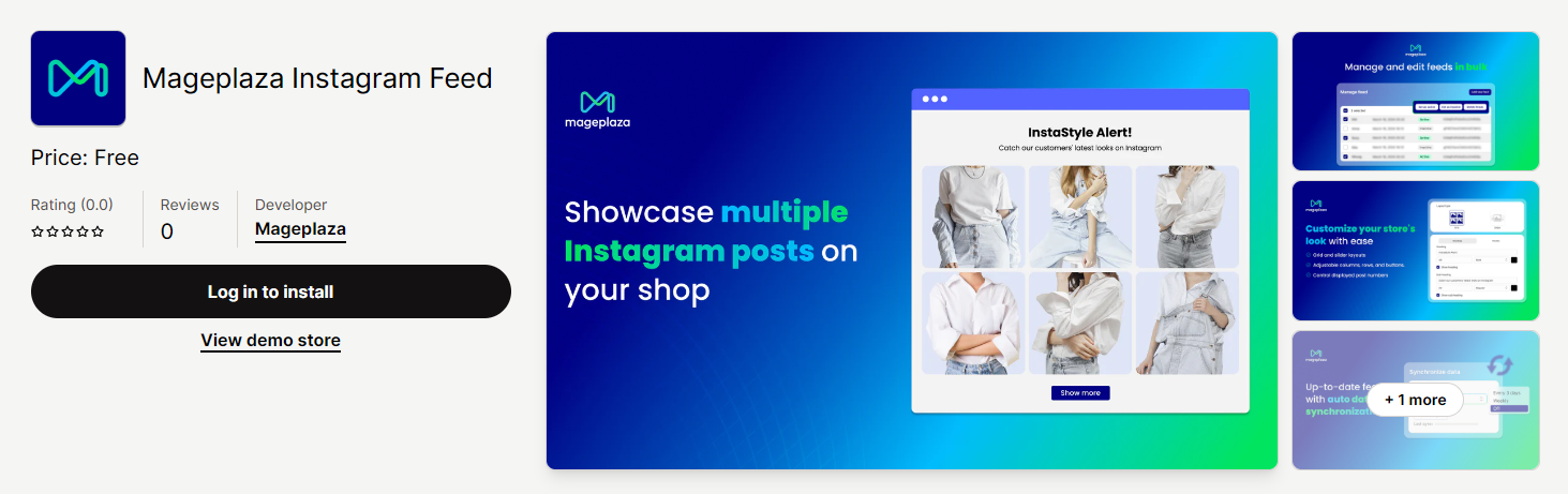 Install Mageplaza Instagram Feed