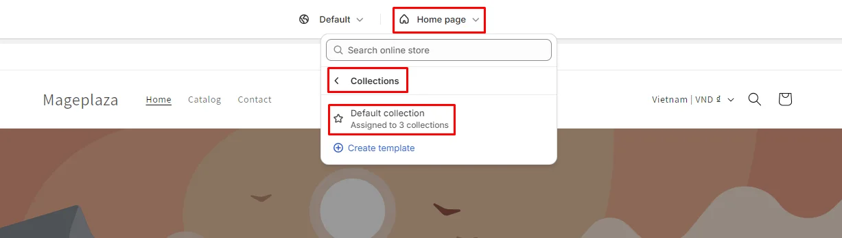 Using theme to add sub-collection 2