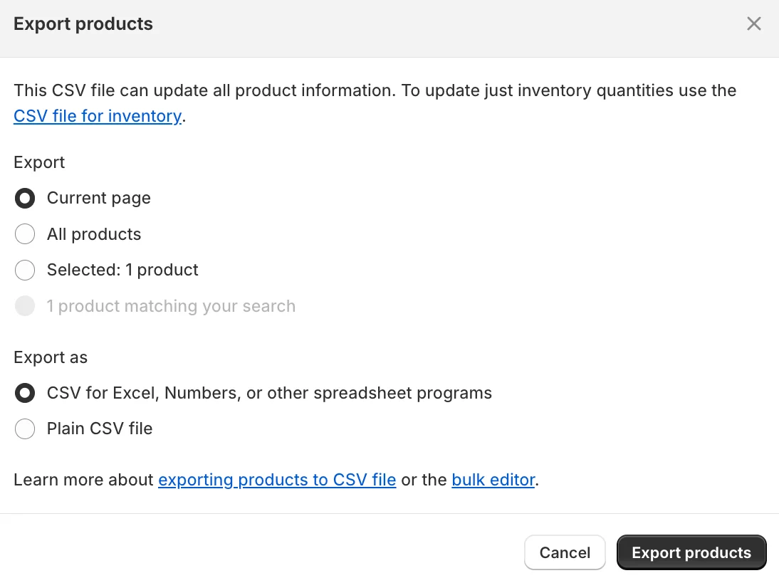 export-products