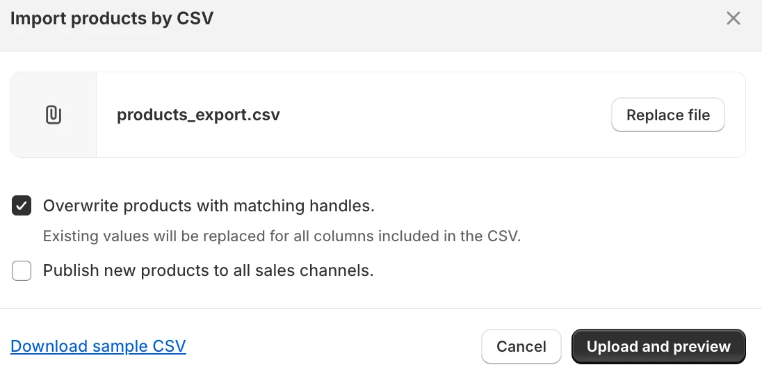 import-products-by-csv