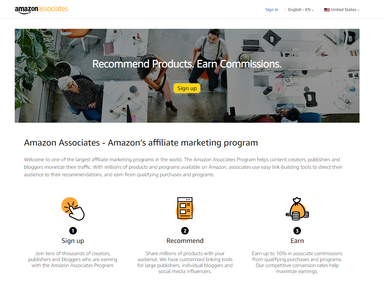 Amazon’s Affiliate Marketing Program