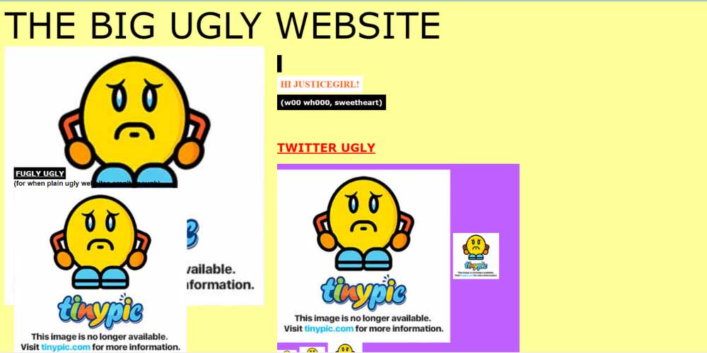 The big ugly website
