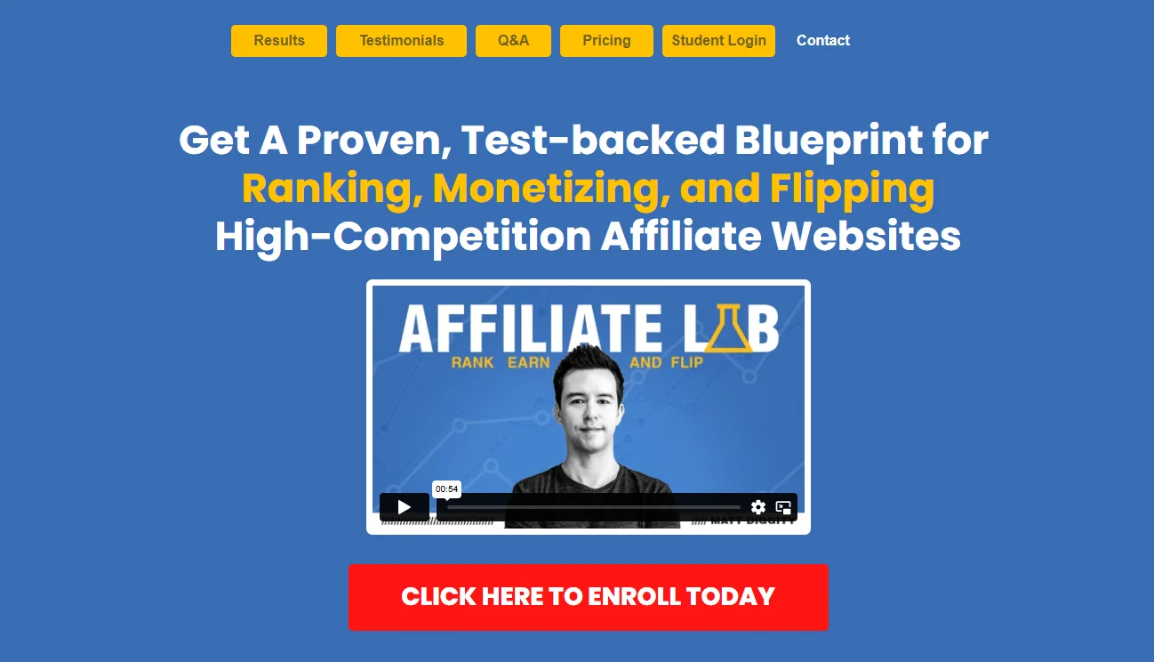 Matt Diggity - The Affiliate Lab