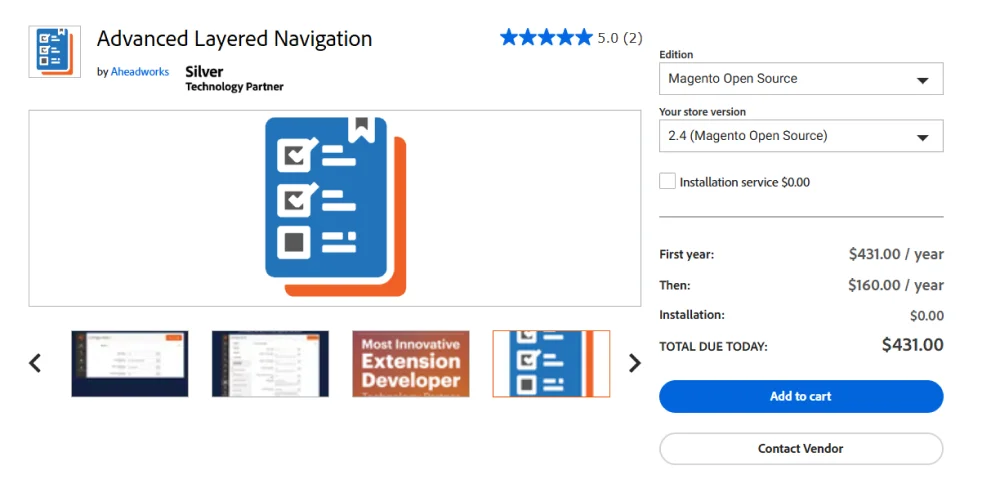 Advanced Layered Navigation