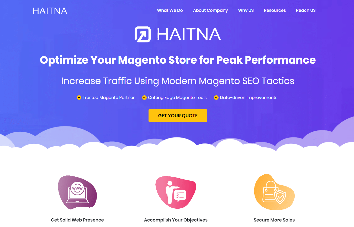 Magento SEO services by Haitna