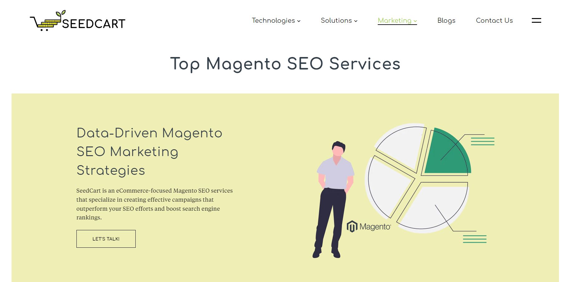 Magento SEO services by SeedCart