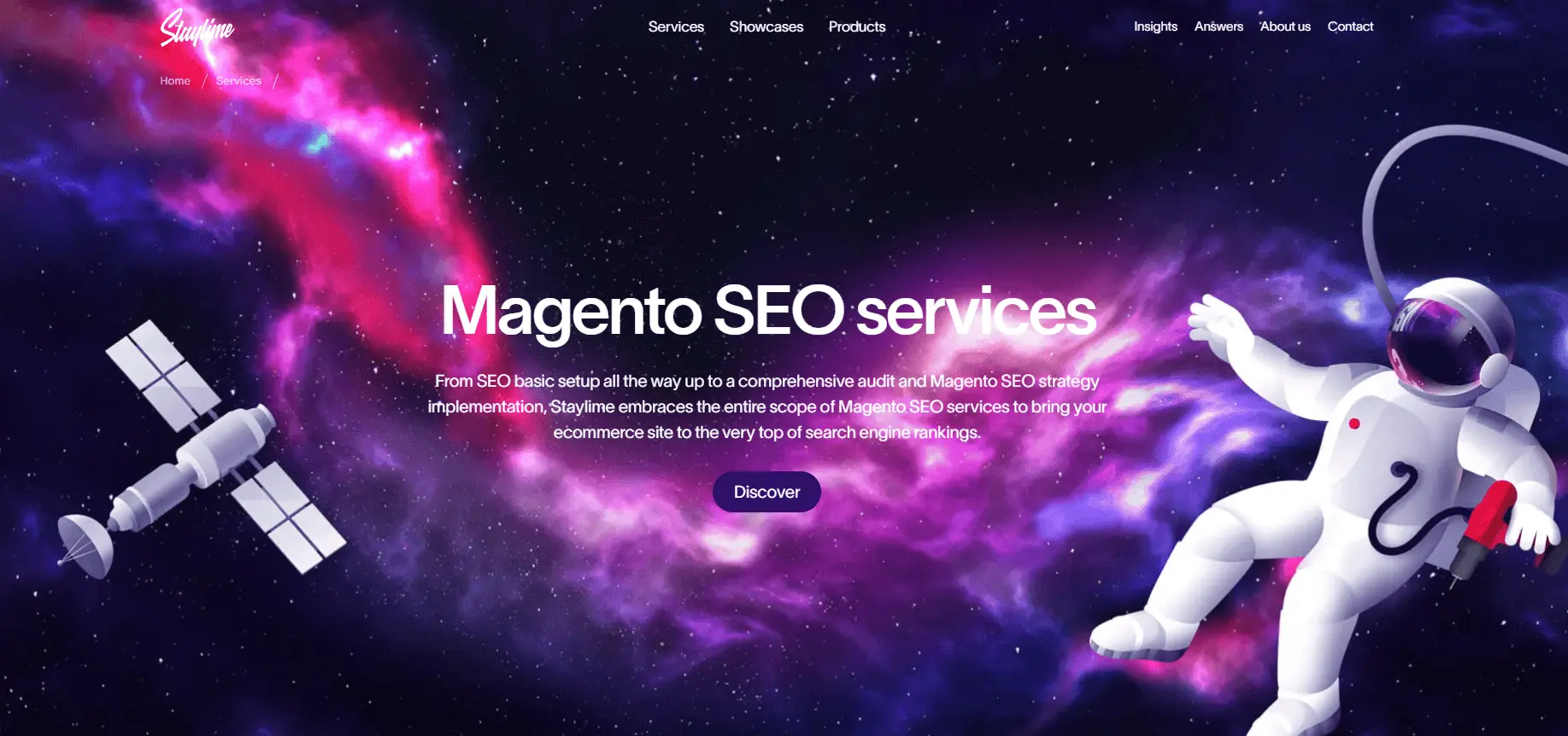 Magento SEO services by Staylime