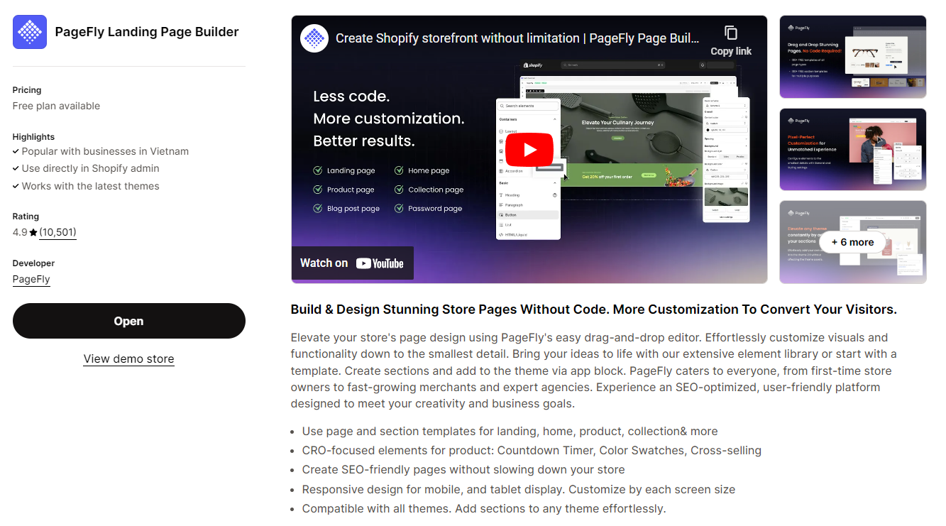 PageFly Landing Page Builder