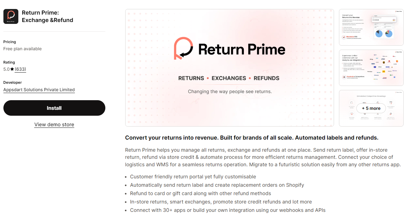 Return Prime: Exchange & Refund