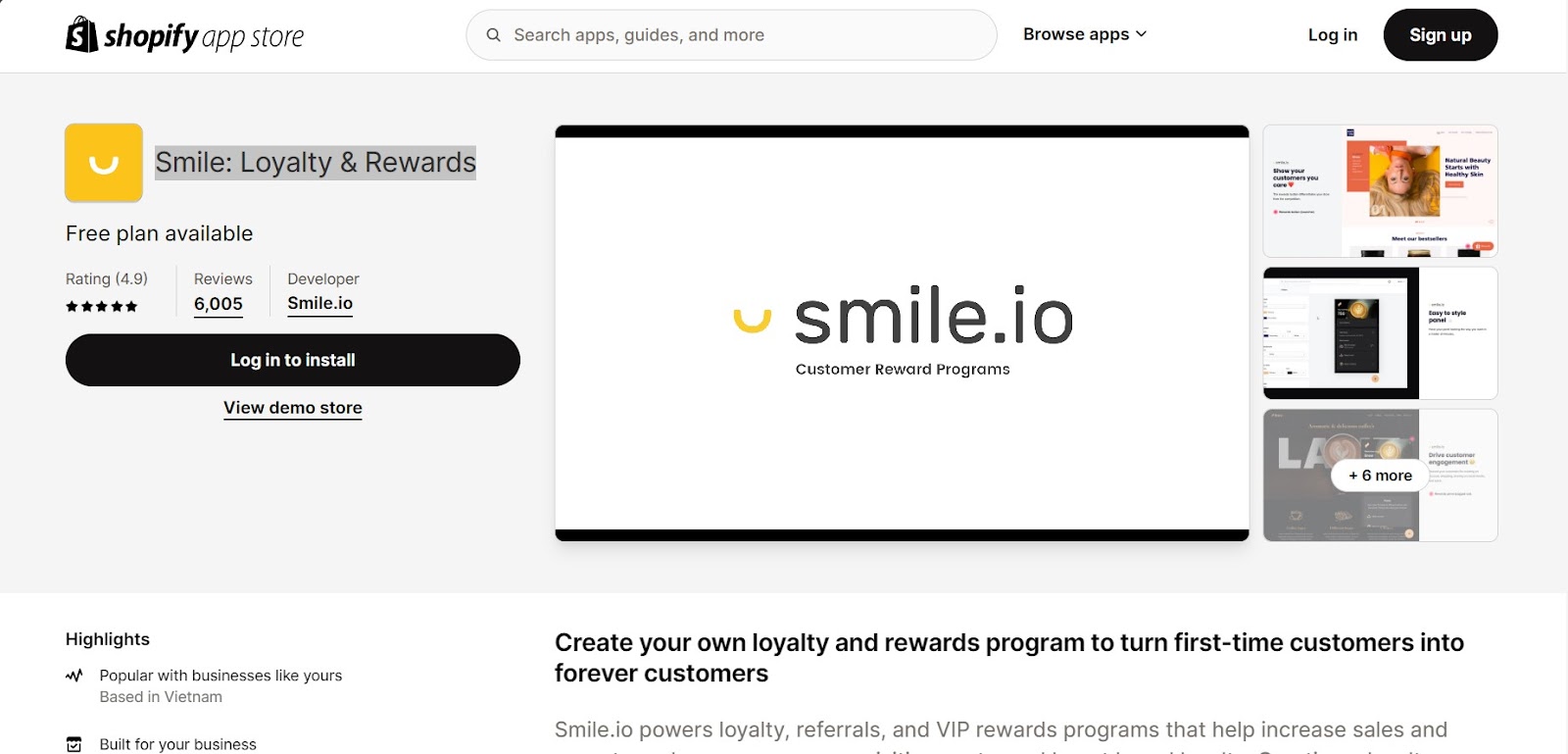 Smile: Loyalty & Rewards