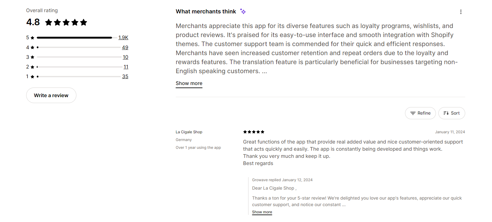 Stamped.io Product Reviews UGC - Rating and Review
