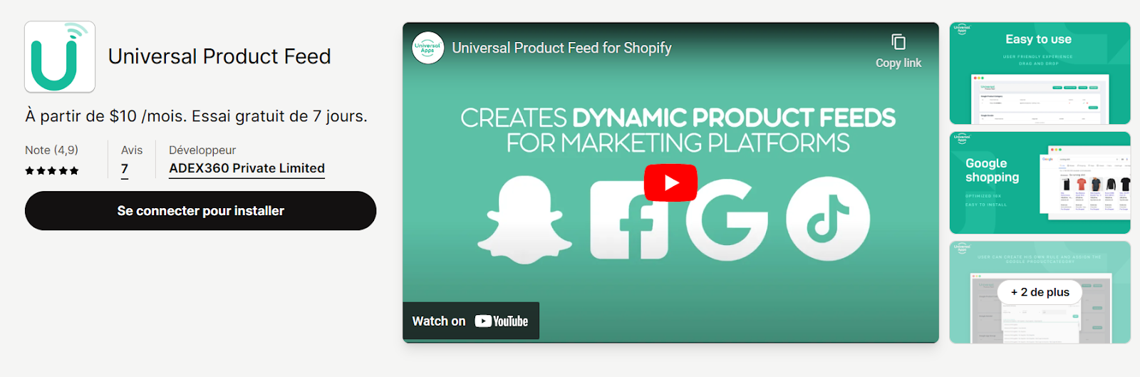 Universal Product Feed