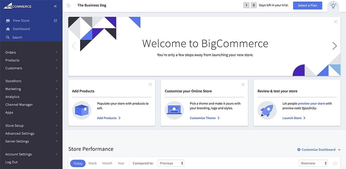 BigCommerce eCommerce CMS