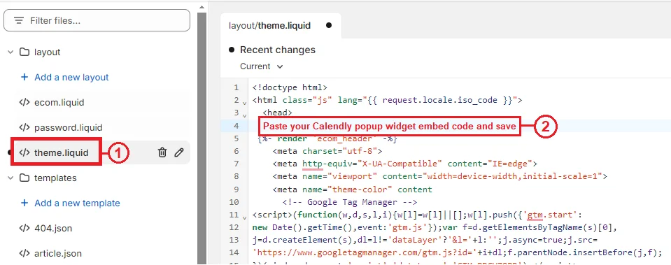 paste-your-calendly-popup-widget-embed-code-and-save