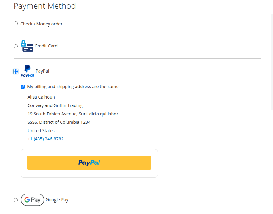 Payment Services General Settings
