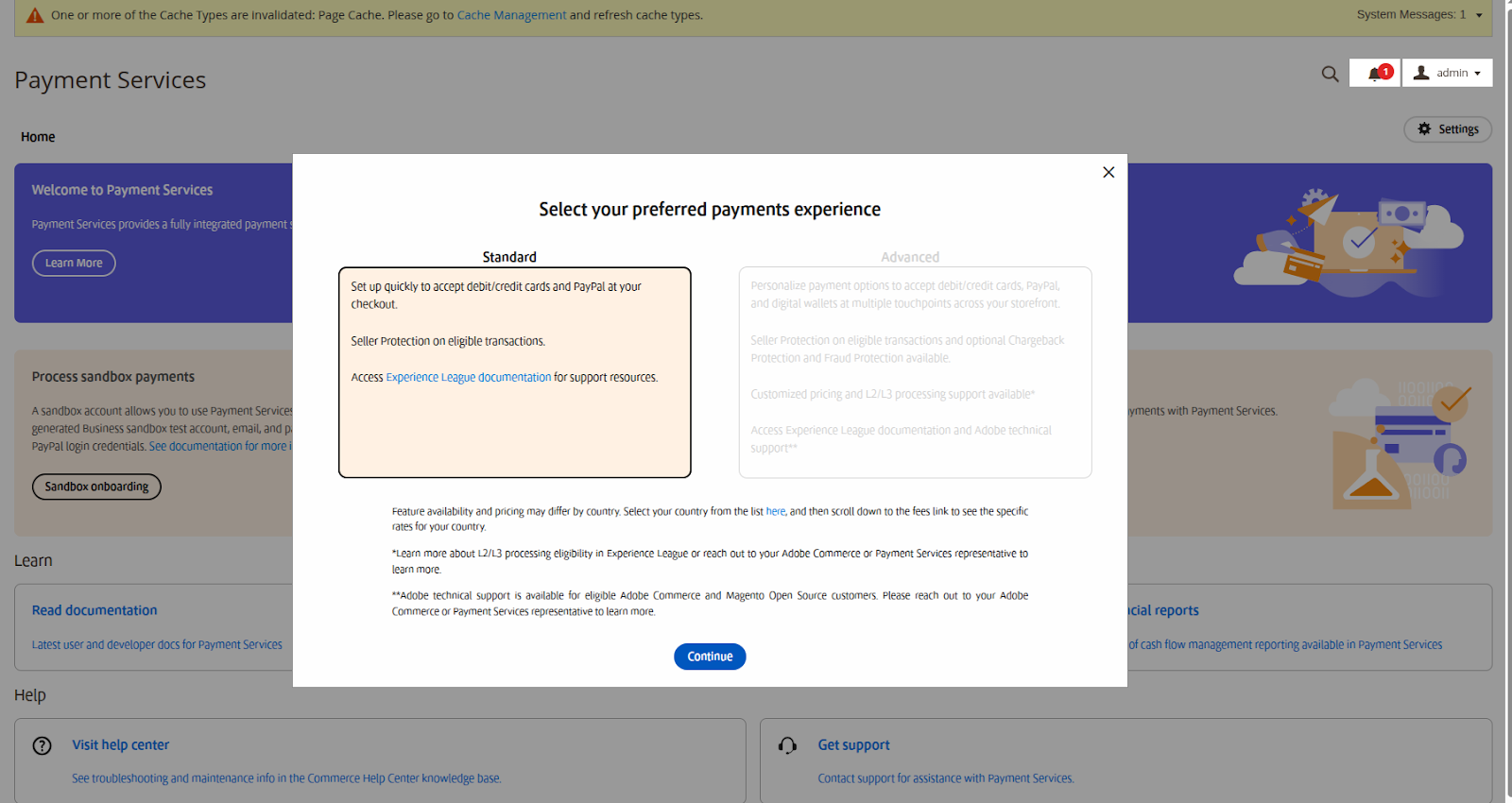Select Preferred Payment Methods