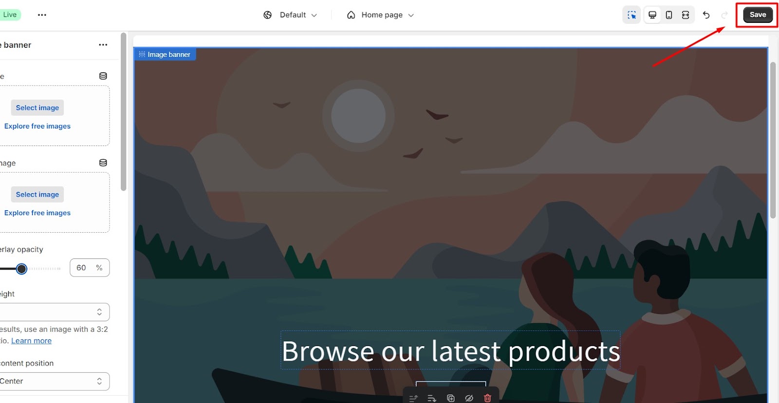 click Save to complete the process