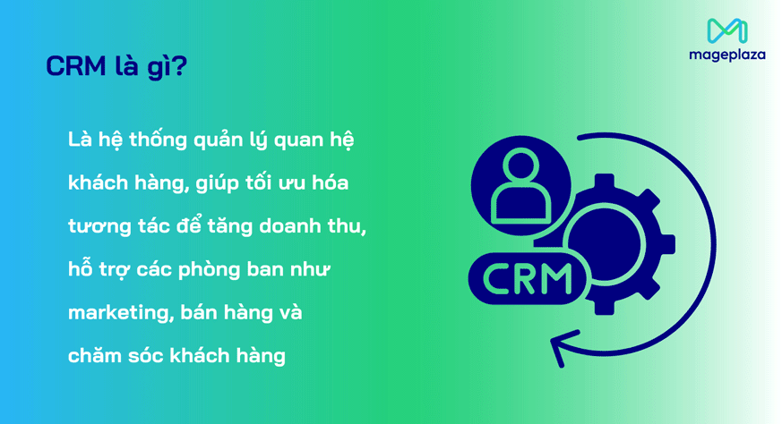 CRM là hệ thống quản trị mối quan hệ với khách hàng