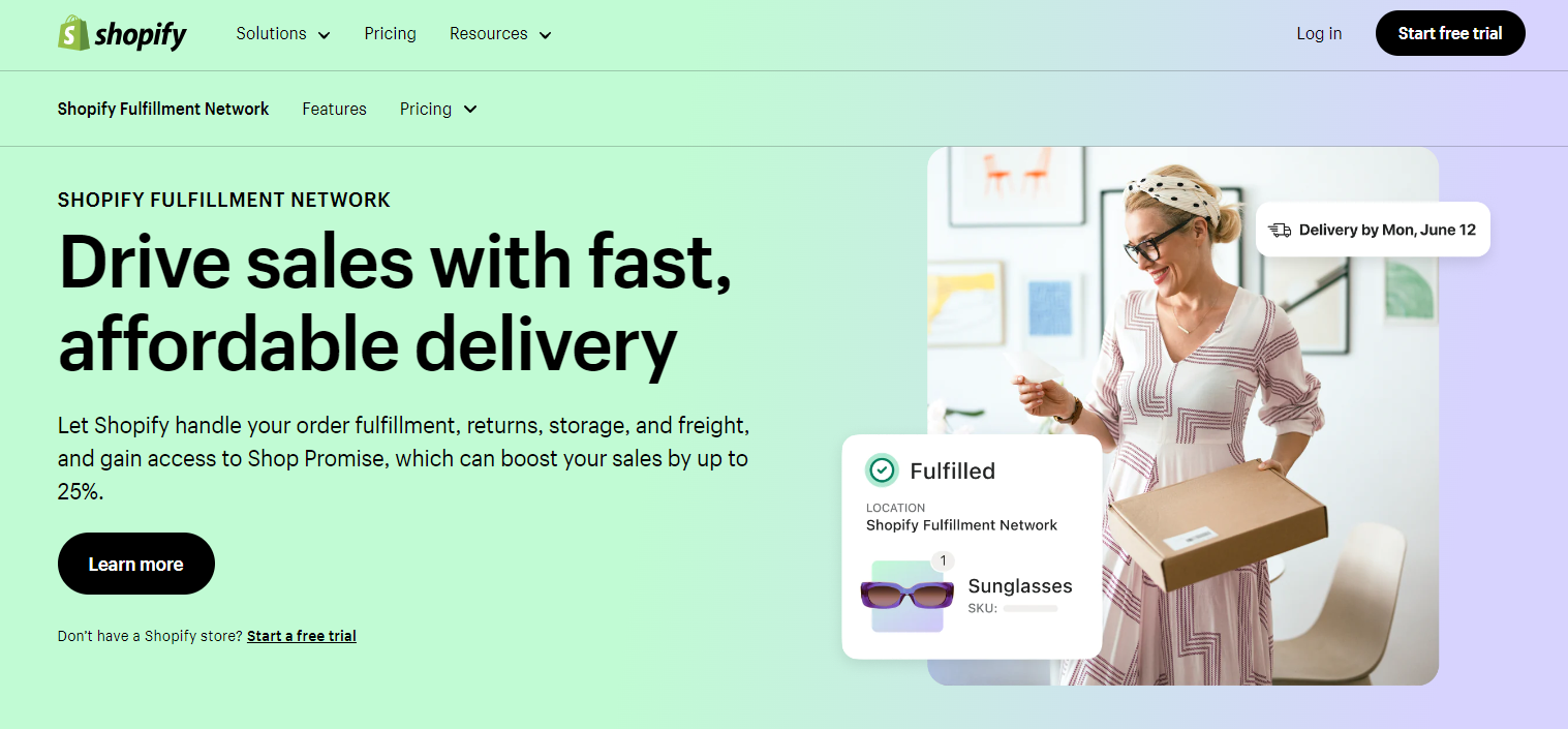 Shopify Fulfillment Network