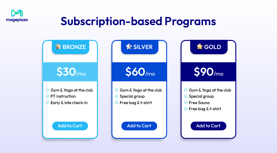 Subscription-based loyalty program