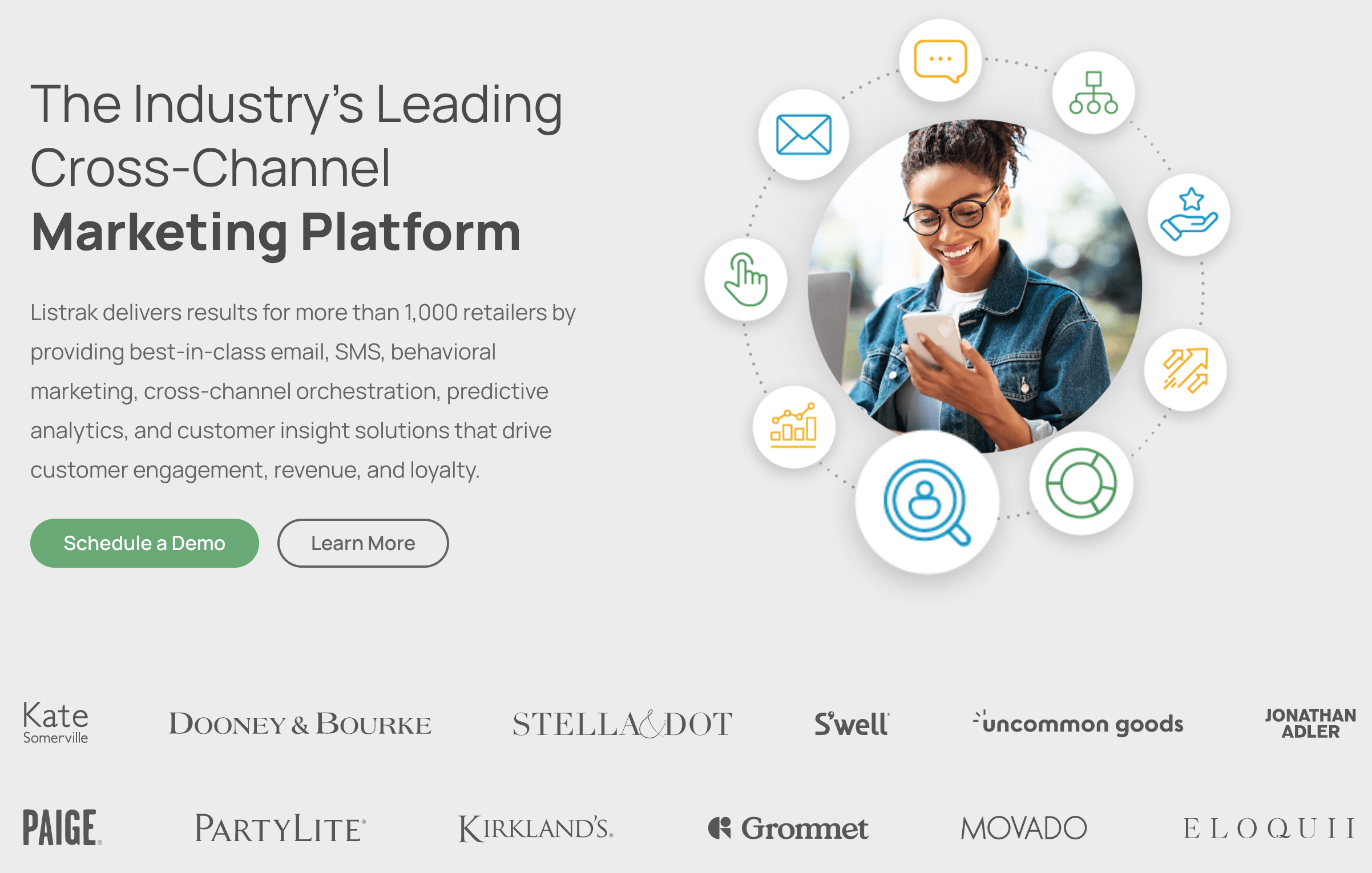 Listrak is known as the industry's leading cross-channel marketing automation software