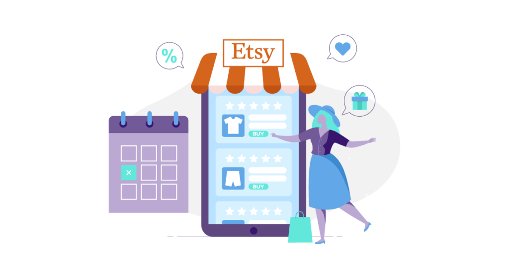 You can market your products on Etsy