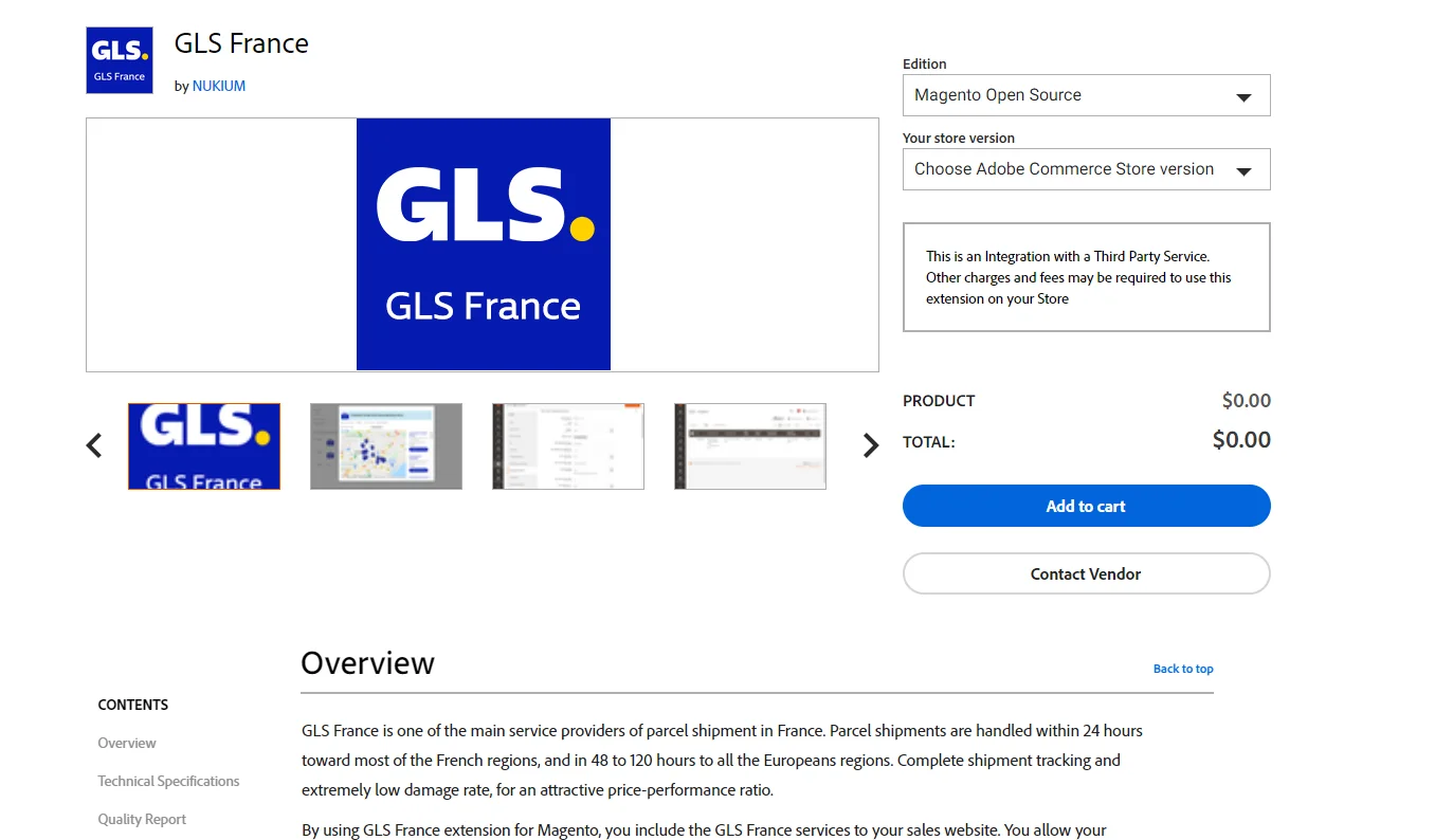 GLS Magento extension by NUKIUM