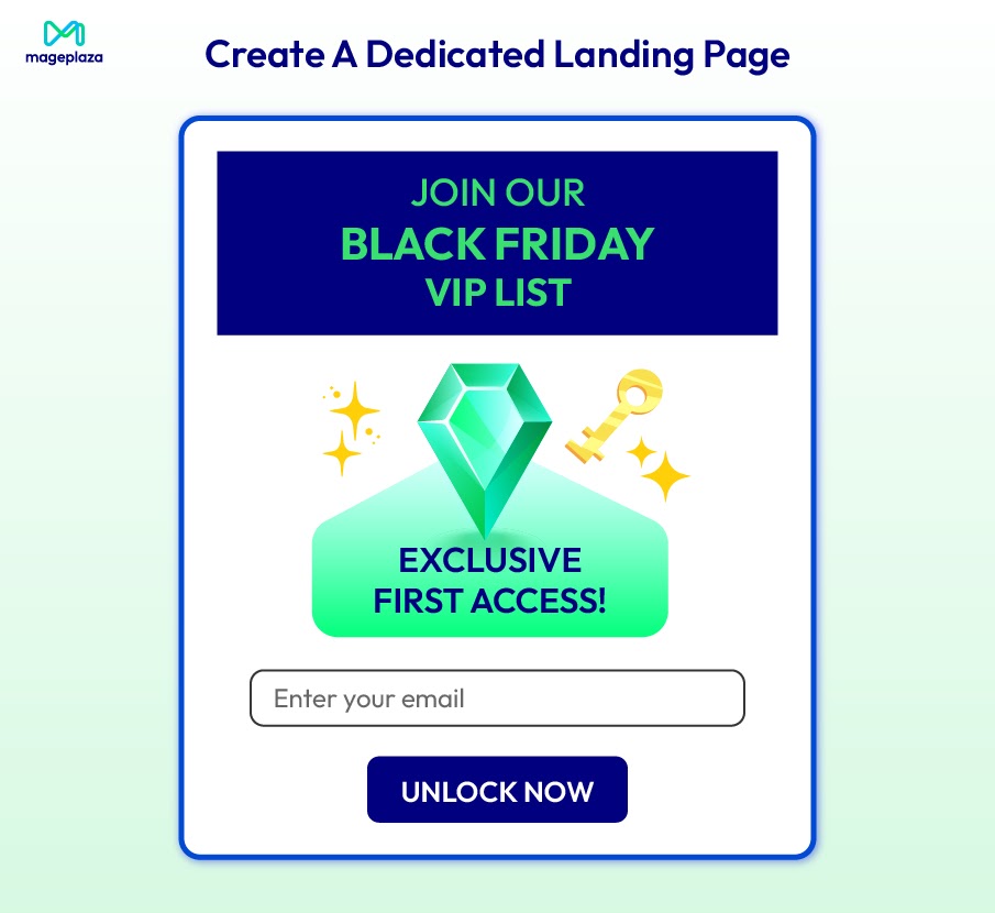 Create A Dedicated Landing Page
