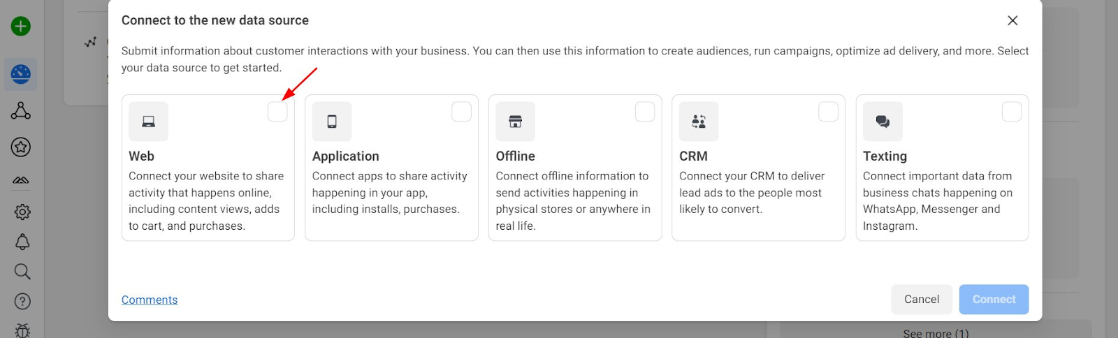 Installing the tracking pixel for campaigns