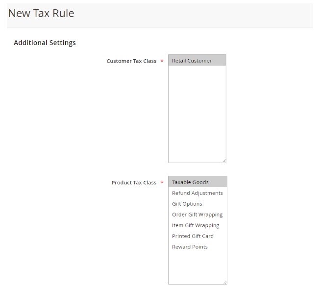 New Tax Rule