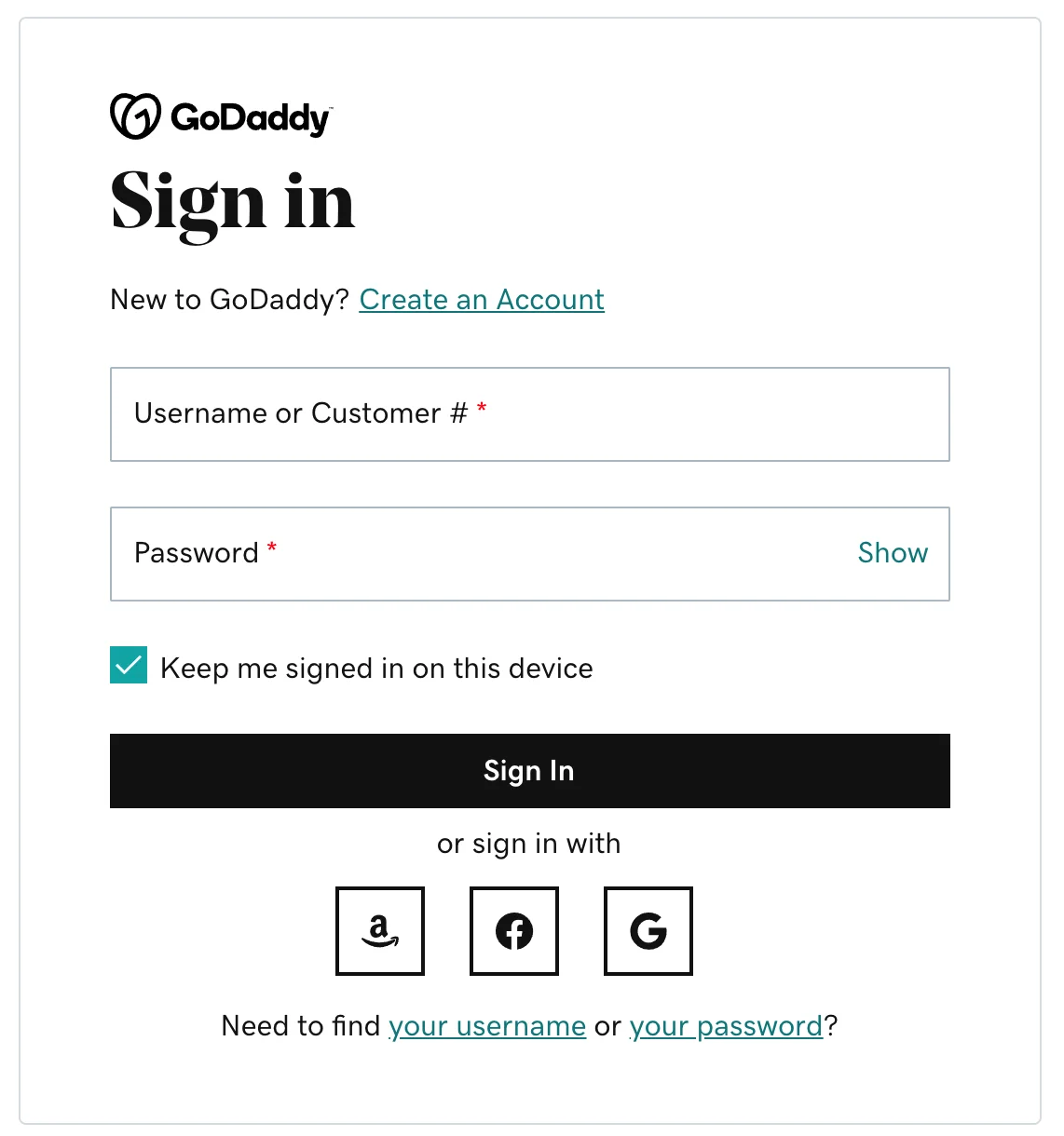 login-into-godaddy